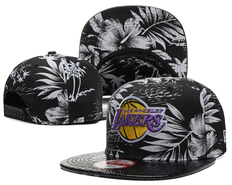 NBA Los Angeles Lakers NE Snapback Hat #123
